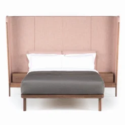 Finest Furniture Shop 24 Dubois Bed Tall Headboard With Tables By Luca Nichetto