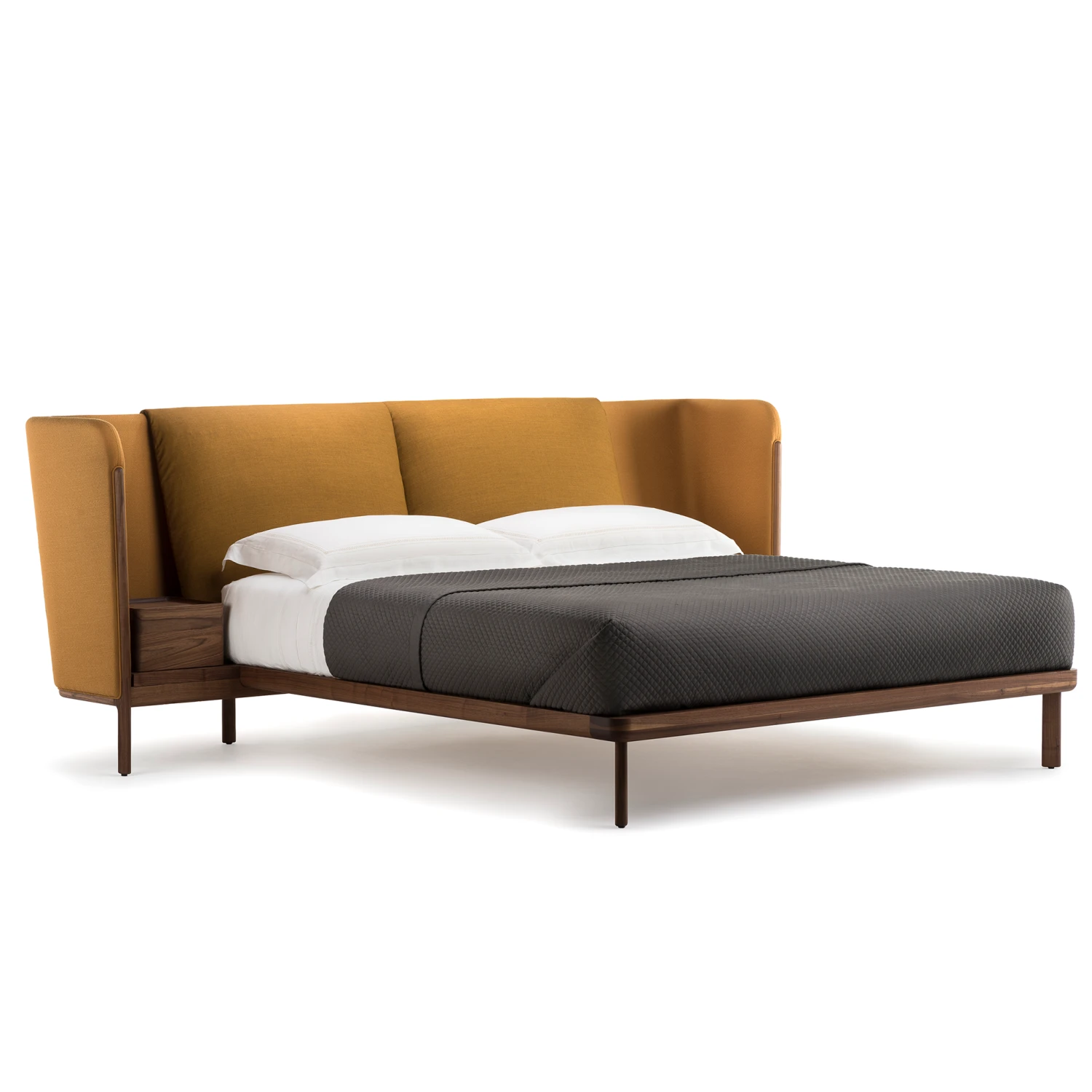Dubois Bed Low Headboard With Tables By Luca Nichetto 2 Dubois Bed Low Headboard With Tables By Luca Nichetto - Image 2