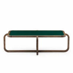 Alpha Coffee Table By Anthony Guerrée 8 Alpha Coffee Table By Anthony Guerrée -Finest Furniture Shop 176LAlphaCoffeeTablebyAnthonyGuerreeforDeLaEspadainblackoiledoakandhighglossForestpaintedhdf front whitebkgrnd