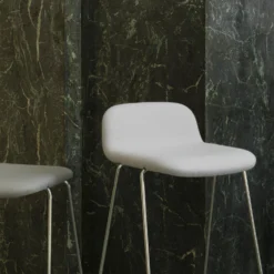 Just Bar Stool Upholstered By Normann Copenhagen 9 Just Bar Stool Upholstered By Normann Copenhagen -Finest Furniture Shop 2020 Just Barstool 75cm w back Full Uph LDS20 Chrome 01