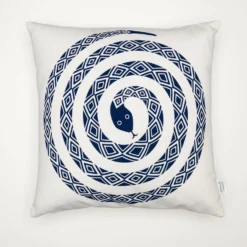 Graphic Print Pillow - Snake By Vitra