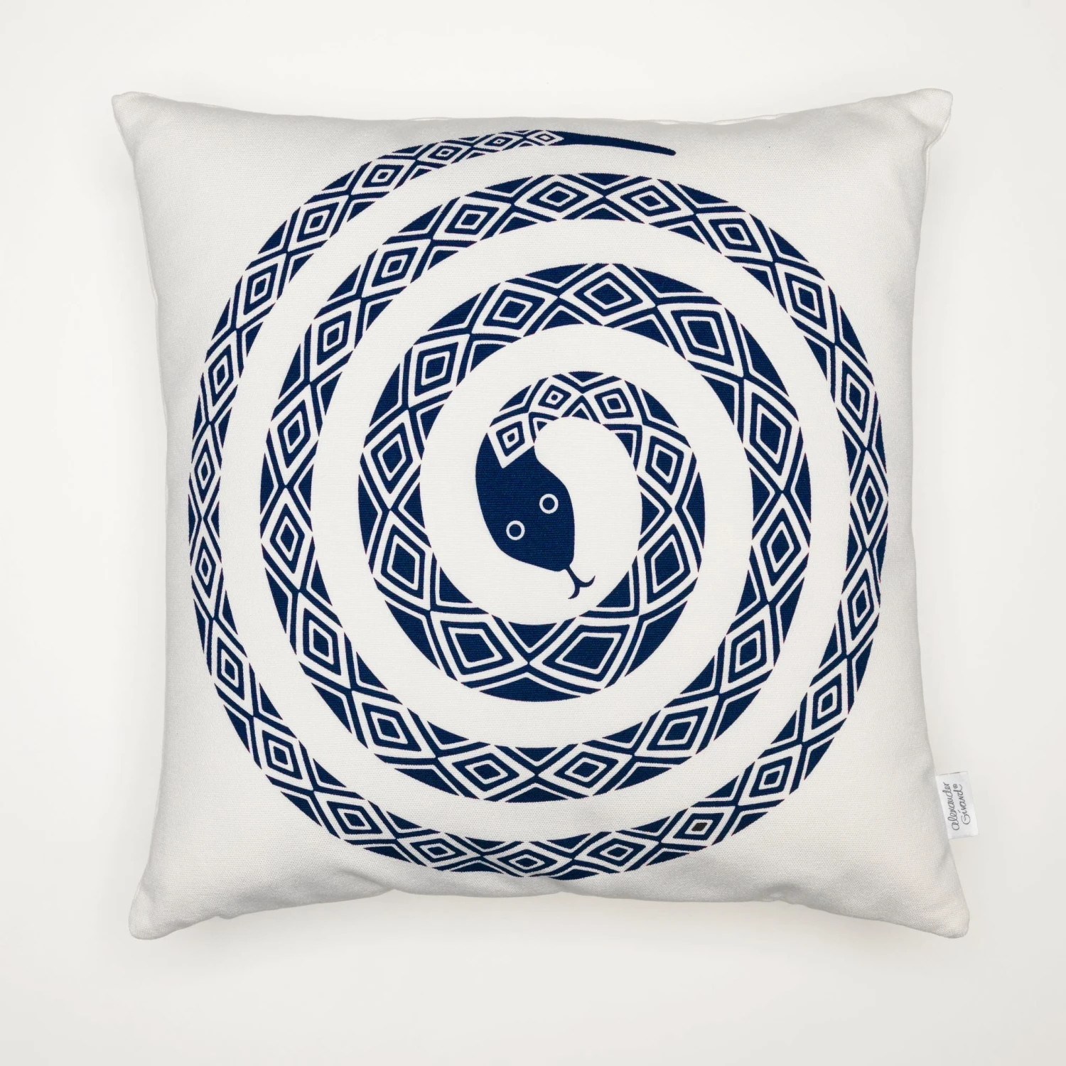 Graphic Print Pillow - Snake By Vitra 1 Graphic Print Pillow - Snake By Vitra