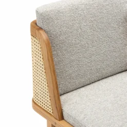 Throne Dining Chair With Rattan By Autoban -Finest Furniture Shop 272ThroneDiningChairwithRattanOiledoakandMoss005 3