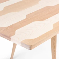 Tavli Dining Table By Matthew Hilton 18 Tavli Dining Table By Matthew Hilton -Finest Furniture Shop 408LTavliTablebyMatthewHiltoninwhiteoiledoakandash detail3 whitebkgrnd