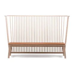 446 High Settle Bench By Ilse Crawford 8 446 High Settle Bench By Ilse Crawford -Finest Furniture Shop 446 Settle by Studioilse in white oiled oak front