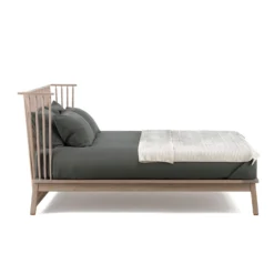 Companions Bed By Ilse Crawford -Finest Furniture Shop 455 Companions Bed by Studioilse in white oiled ash side