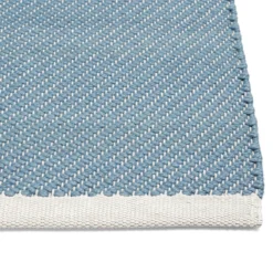 Bias Rug By Hay -Finest Furniture Shop 508351 Bias Rug 80 x 200 light blue detail