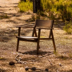 98.6°F Outdoor Lounge Armchair By Lyndon Neri And Rossana Hu 11 98.6°F Outdoor Lounge Armchair By Lyndon Neri And Rossana Hu -Finest Furniture Shop 576S98.6 FOutdoorLoungeArmchairbyDeLaEspadaAtelierinblackoiledoak photobyCarlosTeixeira