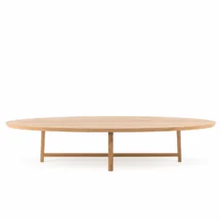Trio Oval Coffee Table By Neri & Hu -Finest Furniture Shop 754OTrioOvalCoffeeTablebyNeri HuinDanishoiledoak2 whitebkgrnd