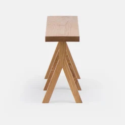 Commune Bench By Neri & Hu -Finest Furniture Shop 771 Commune Bench by Neri Hu in Danish oiled oak side