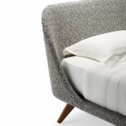 Solo Bed By Neri & Hu -Finest Furniture Shop 787SoloBedbyNeri HuinDanishoiledwalnutandZero004fabric detail5 whitebkgrnd