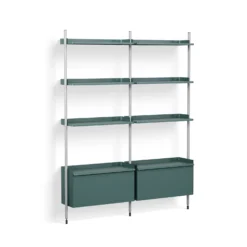 Pier System Combination 132 - 2 Columns By Hay 13 Pier System Combination 132 - 2 Columns By Hay -Finest Furniture Shop 946960 PierSystem132PSbluepowdercoatedsteelclearanodisedaluprofiles