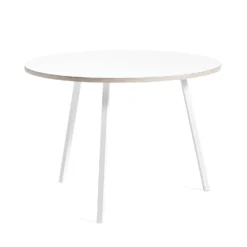 Loop Stand Round Table By Hay -Finest Furniture Shop AA659 A339 AA53 LoopStandRoundTable dia105xH74 white