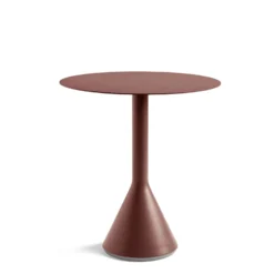 Palissade Cone Table Round By Hay -Finest Furniture Shop AA695 A379 AH17 PalissadeConeTabledia70xH74ironred