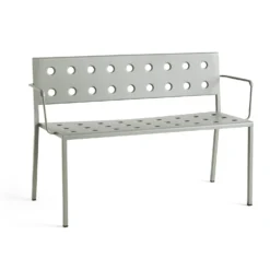 Balcony Dining Bench By Ronan And Erwan Bouroullec For Hay -Finest Furniture Shop AB826 B680 AH18 BalconyDiningBenchw.armdesertgreenpowdercoatedsteel