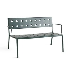 Balcony Lounge Bench By Ronan And Erwan Bouroullec For Hay 16 Balcony Lounge Bench By Ronan And Erwan Bouroullec For Hay -Finest Furniture Shop AB828 B682 AH19 BalconyLoungeBenchw.armdarkforestpowdercoatedsteel