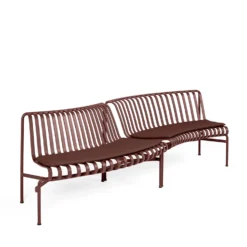 Palissade Park Dining Bench By Ronan & Erwan Bouroullec For Hay -Finest Furniture Shop AD113 B485 PalissadeParkDiningBenchCushionIn InskyironredSetof2 PalissadeParkDiningBenchIn InironredSetof2