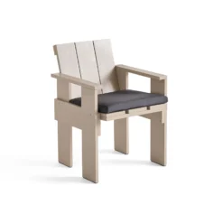 Crate Seat Cushions By Rietveld Originals X HAY -Finest Furniture Shop AD119 C945 CrateDiningChairlondonfogwblacquerpinewood SeatCushionanthracitetextile