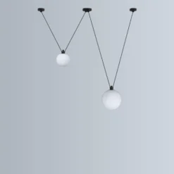 Les Acrobates De Gras N°324 By La Lampe Gras -Finest Furniture Shop AMB 26 N324 BL GL 175 250