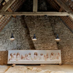 Les Acrobates De Gras N°324 By La Lampe Gras -Finest Furniture Shop AMB 49 N324 BL BL