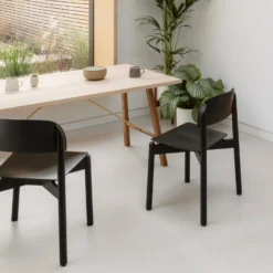 Arc Chair By Another Country 11 Arc Chair By Another Country -Finest Furniture Shop ArcChairBlackLifestyle