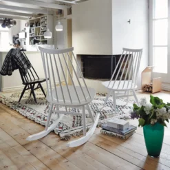 Mademoiselle Rocking Chair By Artek 5 Mademoiselle Rocking Chair By Artek -Finest Furniture Shop Artek Mademoiselle A330S PN001 Siena Blanket JPG