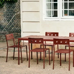 Balcony Armchair By Ronan And Erwan Bouroullec For Hay -Finest Furniture Shop BalconyChair BalconyArmchair BalconyTable ironred