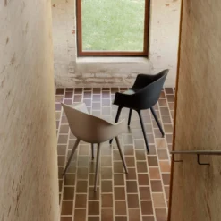 Bat Dining Chair Wood Base Unupholstered By Gubi -Finest Furniture Shop Bat