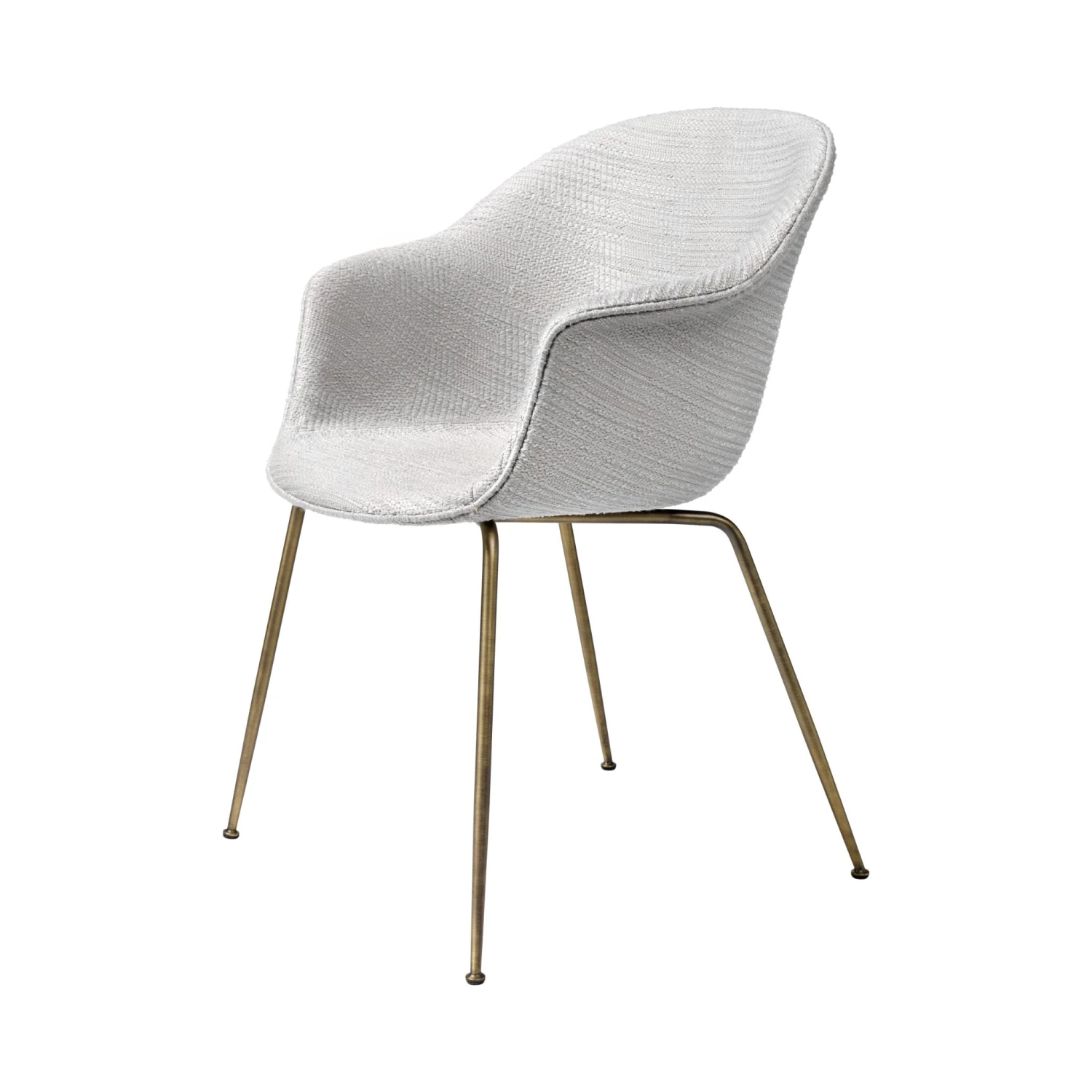 Bat Dining Chair Conic Base Upholstered By Gubi 1 Bat Dining Chair Conic Base Upholstered By Gubi