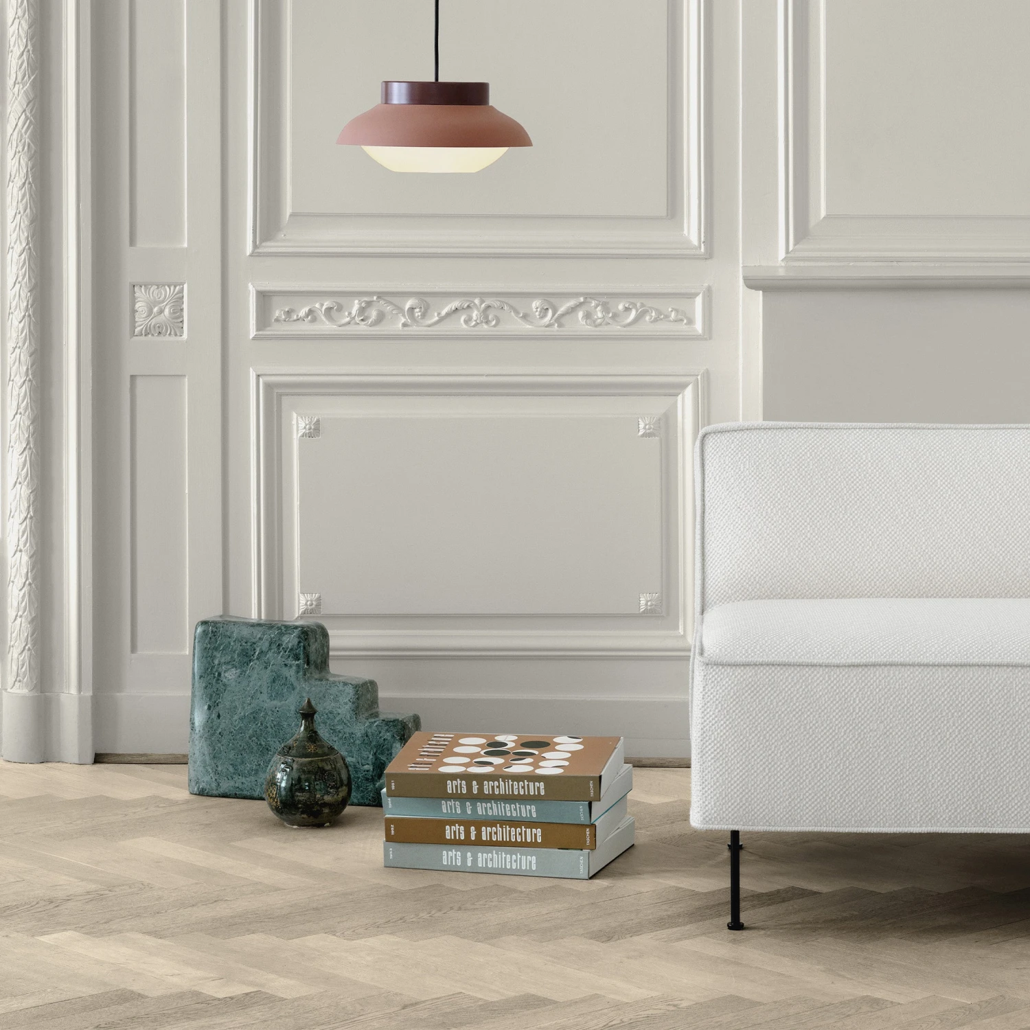 Modern Line Dining Sofa By Gubi 4 Modern Line Dining Sofa By Gubi - Image 4