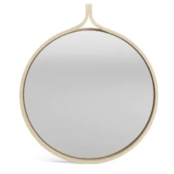 Comma Round Mirror By Swedese 12 Comma Round Mirror By Swedese -Finest Furniture Shop CommaAsh 1