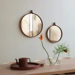 Comma Round Mirror By Swedese 13 Comma Round Mirror By Swedese -Finest Furniture Shop CommaMirrorLifestyle 1