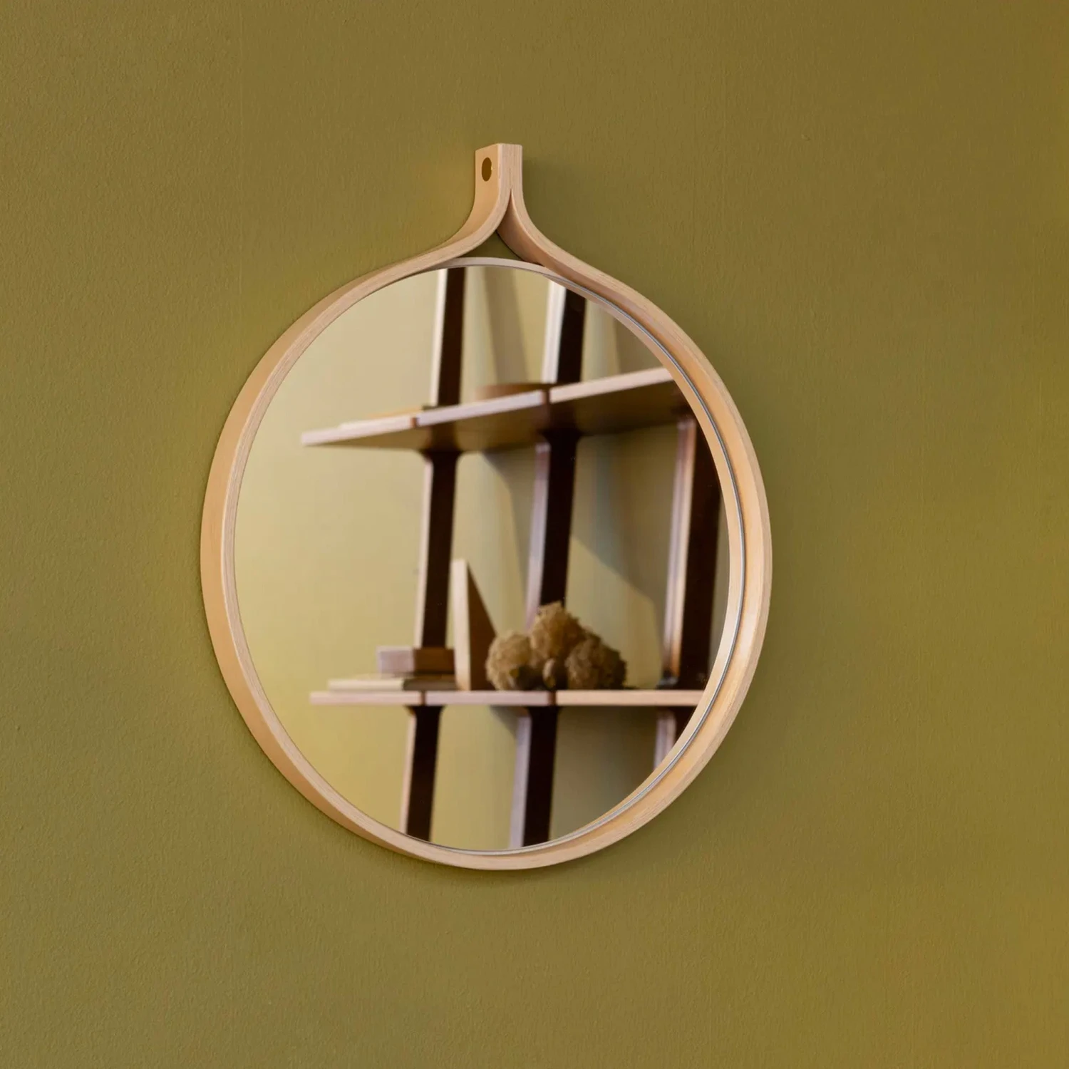 Comma Round Mirror By Swedese 5 Comma Round Mirror By Swedese - Image 5