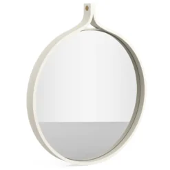 Comma Round Mirror By Swedese 10 Comma Round Mirror By Swedese -Finest Furniture Shop CommaWhite