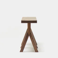 Commune Bench By Neri & Hu -Finest Furniture Shop Commune Bench by Neri Hu in walnut side