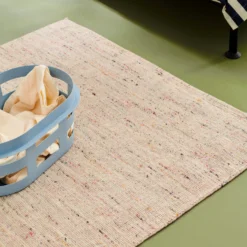 Crayon Rug By Hay -Finest Furniture Shop Crayon Rug multi Laundry Basket S soft blue