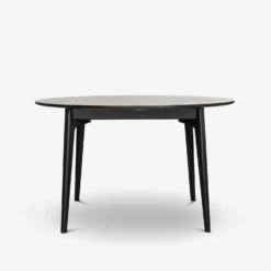 Case Dulwich Round Extending Table By Matthew Hilton -Finest Furniture Shop DulwichRoundExtendingTableDarkStain