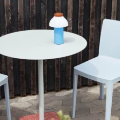 PC Portable Lamp By Hay -Finest Furniture Shop ElementaireChairbluegrey TerrazzoTableRoundskygreyredbase PCPortableblue