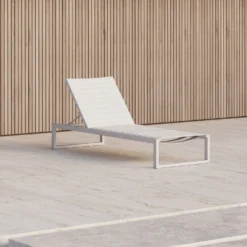 Eos Sun Lounger By Case 13 Eos Sun Lounger By Case -Finest Furniture Shop Eos Sun Lounger White Angled Styleshot