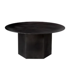 Epic Coffee Table Round Steel By GamFratesi For Gubi 13 Epic Coffee Table Round Steel By GamFratesi For Gubi -Finest Furniture Shop Epic CoffeeTable Steel 800x38 Black ItemNr.10074999 front