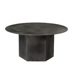 Epic Coffee Table Round Steel By GamFratesi For Gubi 14 Epic Coffee Table Round Steel By GamFratesi For Gubi -Finest Furniture Shop Epic CoffeeTable Steel 800x38 Grey ItemNr.10074998 front
