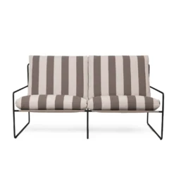 Desert Sofa 2 Seater By Ferm Living -Finest Furniture Shop FLBlackStripes 105e8d46 9aa5 486e 93ba 369b151c4cd7