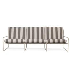 Desert Sofa 3 Seater By Ferm Living -Finest Furniture Shop FLCashmereStripes 15f522b4 623c 4c2b 995c e2d2e2bcb365