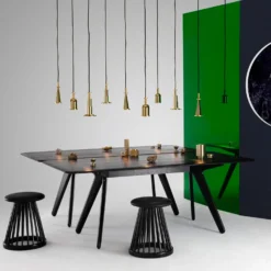 Fan Stool By Tom Dixon -Finest Furniture Shop FanStoolBlack