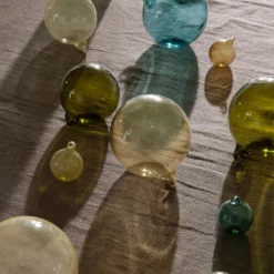 Set Of 4 Medium Glass Baubles / Mixed Dark By Ferm Living -Finest Furniture Shop FermLivingGlassBaublesLifestyle