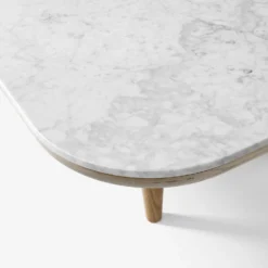 Fly Table SC5 By &Tradition -Finest Furniture Shop Fly honed bianco carrara marble SC4