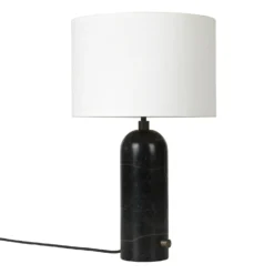 Gravity Table Lamp By Gubi -Finest Furniture Shop Gravity TableLamp Small BlackMarble White off