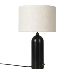 Gravity Table Lamp By Gubi -Finest Furniture Shop Gravity TableLamp Small BlackenedSteel Canvas off