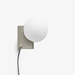 Journey SHY1 Wall Light By &Tradition -Finest Furniture Shop JourneySHY1 SilkGrey Hanging Off