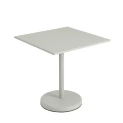 Linear Steel Café Table By Thomas Bentzen For Muuto -Finest Furniture Shop Linear steel cafe table square 70x70 h 73 grey Muuto 5000x5000 hi res